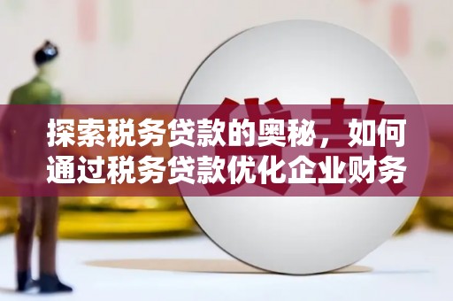 雾台探索税务贷款的奥秘，如何通过税务贷款优化企业财务