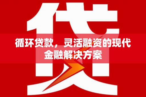 雾台循环贷款，灵活融资的现代金融解决方案