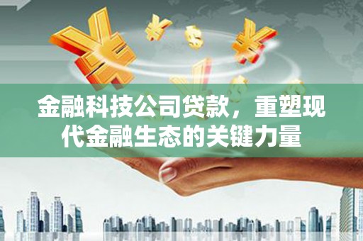 雾台金融科技公司贷款，重塑现代金融生态的关键力量