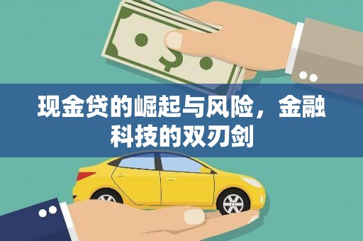 雾台现金贷的崛起与风险，金融科技的双刃剑