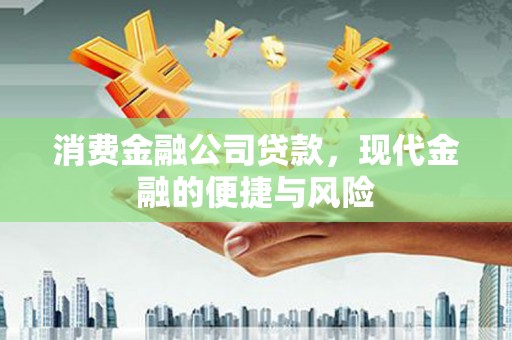 雾台消费金融公司贷款，现代金融的便捷与风险