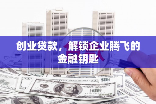 雾台创业贷款，解锁企业腾飞的金融钥匙