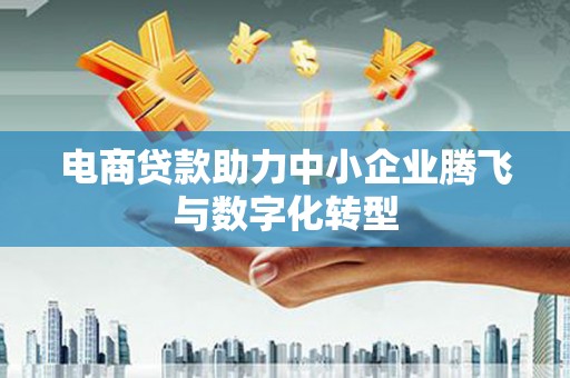 雾台电商贷款助力中小企业腾飞与数字化转型