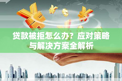 雾台贷款被拒怎么办？应对策略与解决方案全解析